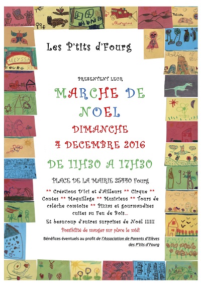 Marché de Noël des « P’tits d’Fourg »