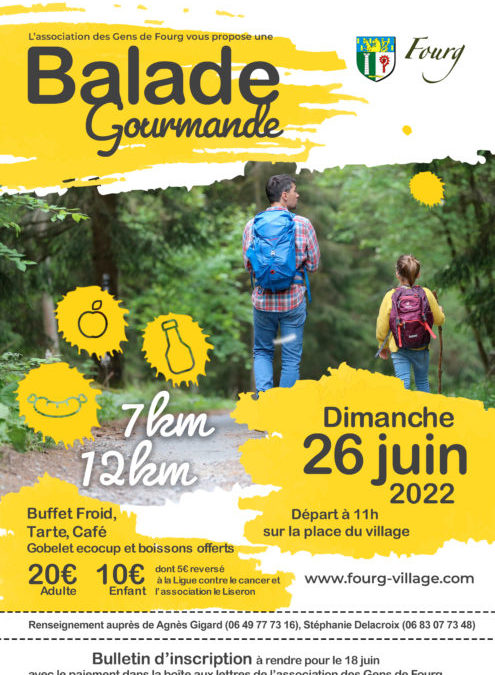 BALADE GOURMANDE Dimanche 26 juin 2022